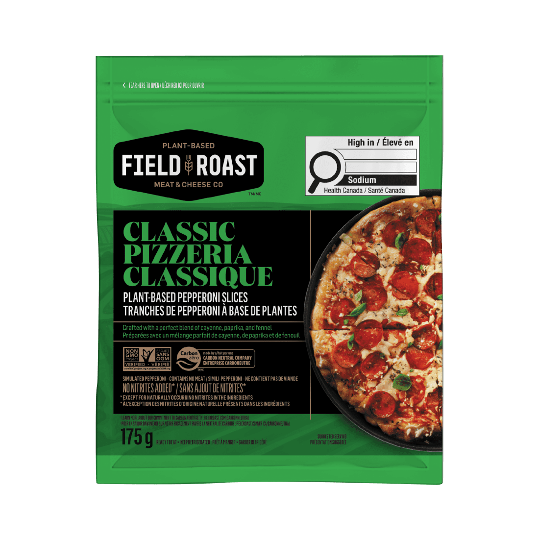 Pepperoni à base végétale Classique